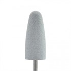 Фреза-полировщик №2, серая, закругленный конус, D10, средняя (610) 10838