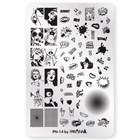 ParisNail Пластина для стемпинга PN-14 (9.5*14.5 см) 10999 - фото 2287