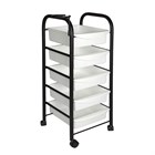 Тележка парикмахерская М-01, черный каркас 11326 - фото 3280