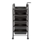 Тележка парикмахерская М-01, черный каркас 11326 - фото 3283