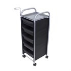 Тележка парикмахерская М-02, каркас серебро 11328 - фото 3291