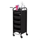 Тележка парикмахерская М-02, каркас черный 11329 - фото 3297