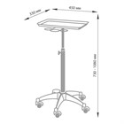 Тележка колориста Т-262, с магнитными чашами 11342 - фото 3374