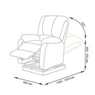 Реклайнер Майами с регулировкой высоты, 3 мотора 11361 - фото 3609