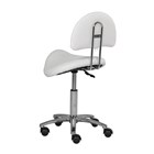 Стул-седло со спинкой МД-901А Белый 11389