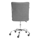 Комплект кресло + стул Bari LT, флок , серый/черный, 29, 41х55х89 см 11490