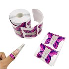 Форма для наращивания бабочка фиолетовая 300 шт 11503